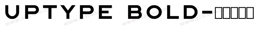 Uptype Bold字体转换